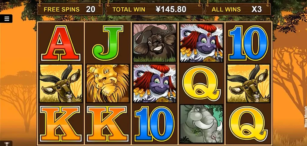 Mega Moolah demo game